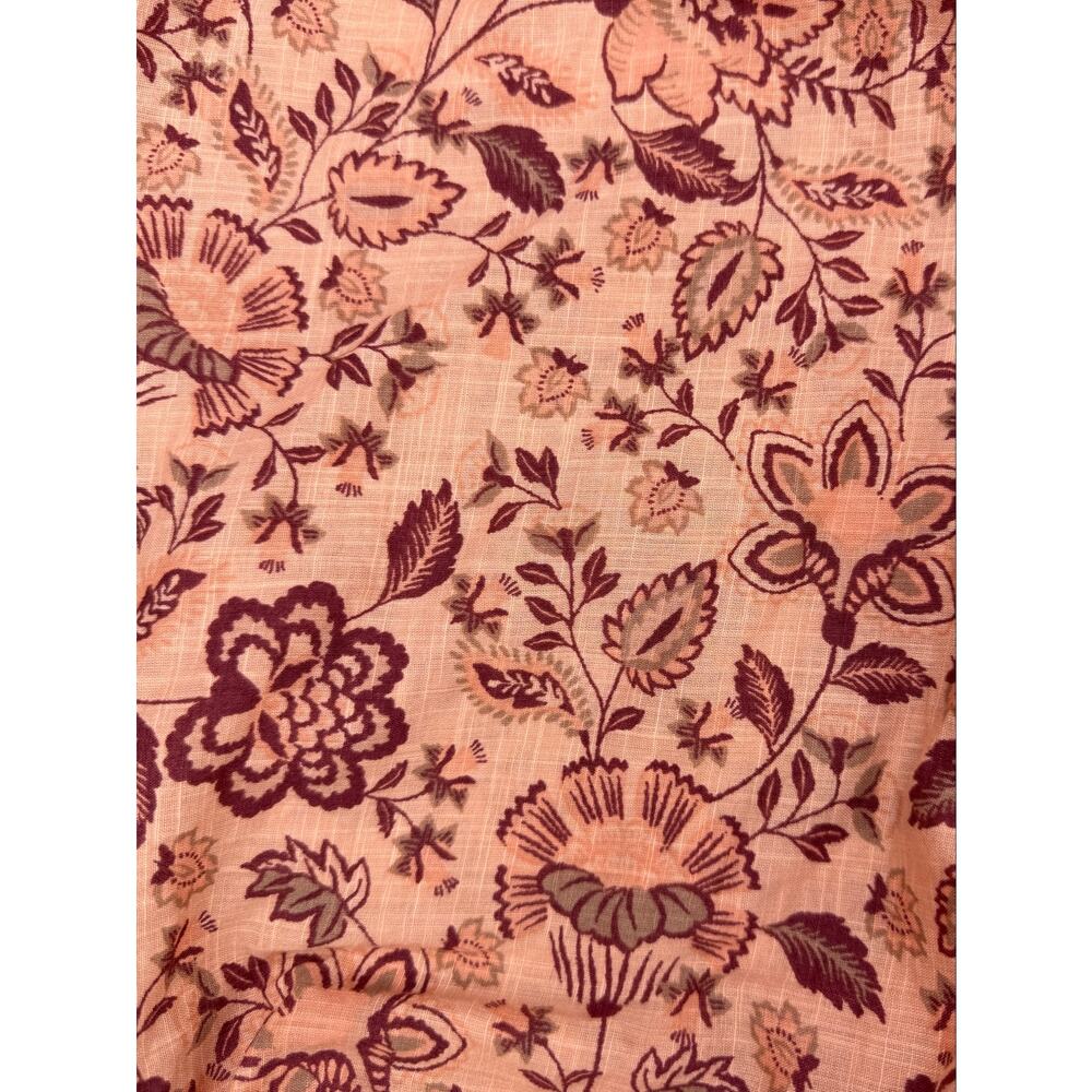 FREE PEOPLE Smock It To Me Mini Dress Size Medium Apricot Combo - Picture 6 of 7